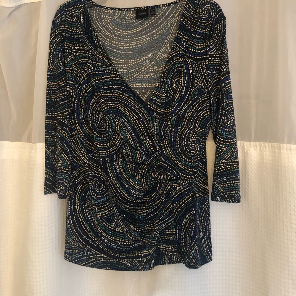 Rafaella top- multi - Size Med pet